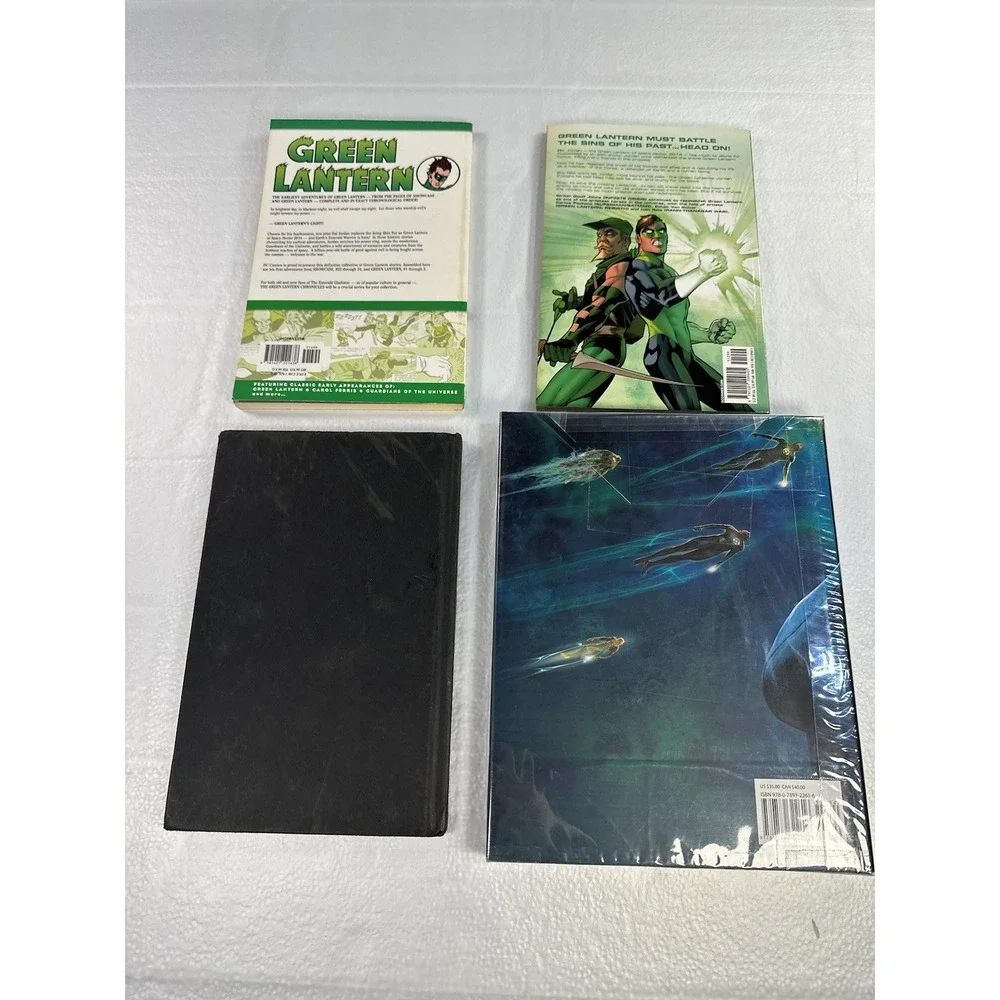 Green Lantern Graphic Novel Lot of 4 | Chronicles Vol 1, Rebirth, Movie Books‎